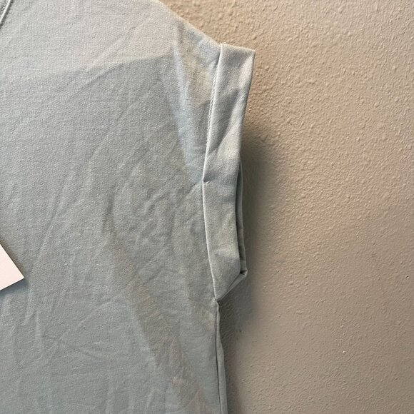 Ellison Womens Contemporary Light Blue T-Shirt‎ dress - Picture 5 of 9